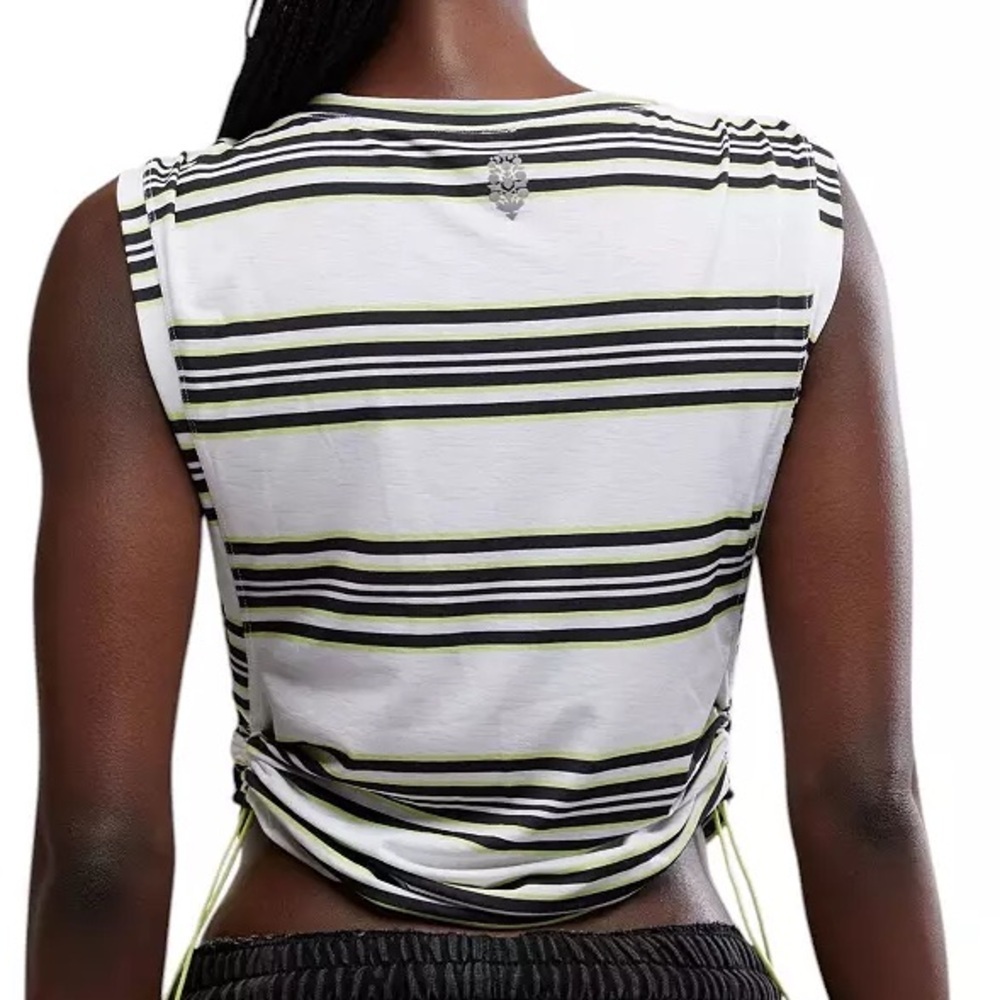 NWT FREE PEOPLE - FP movement Sport Mode Muscle Tank Top black combo XS S M - Picture 3 of 8